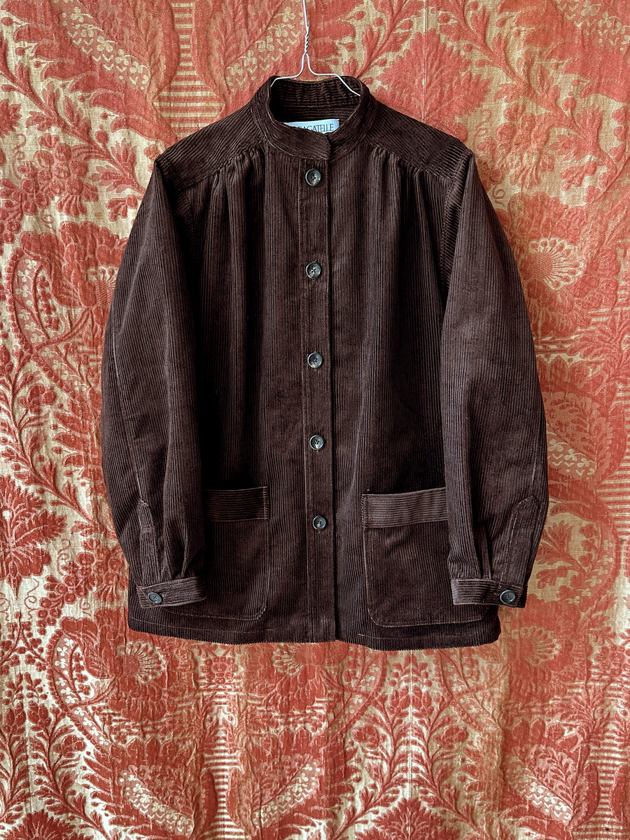 Didion Jacket chocolate cotton corduroy