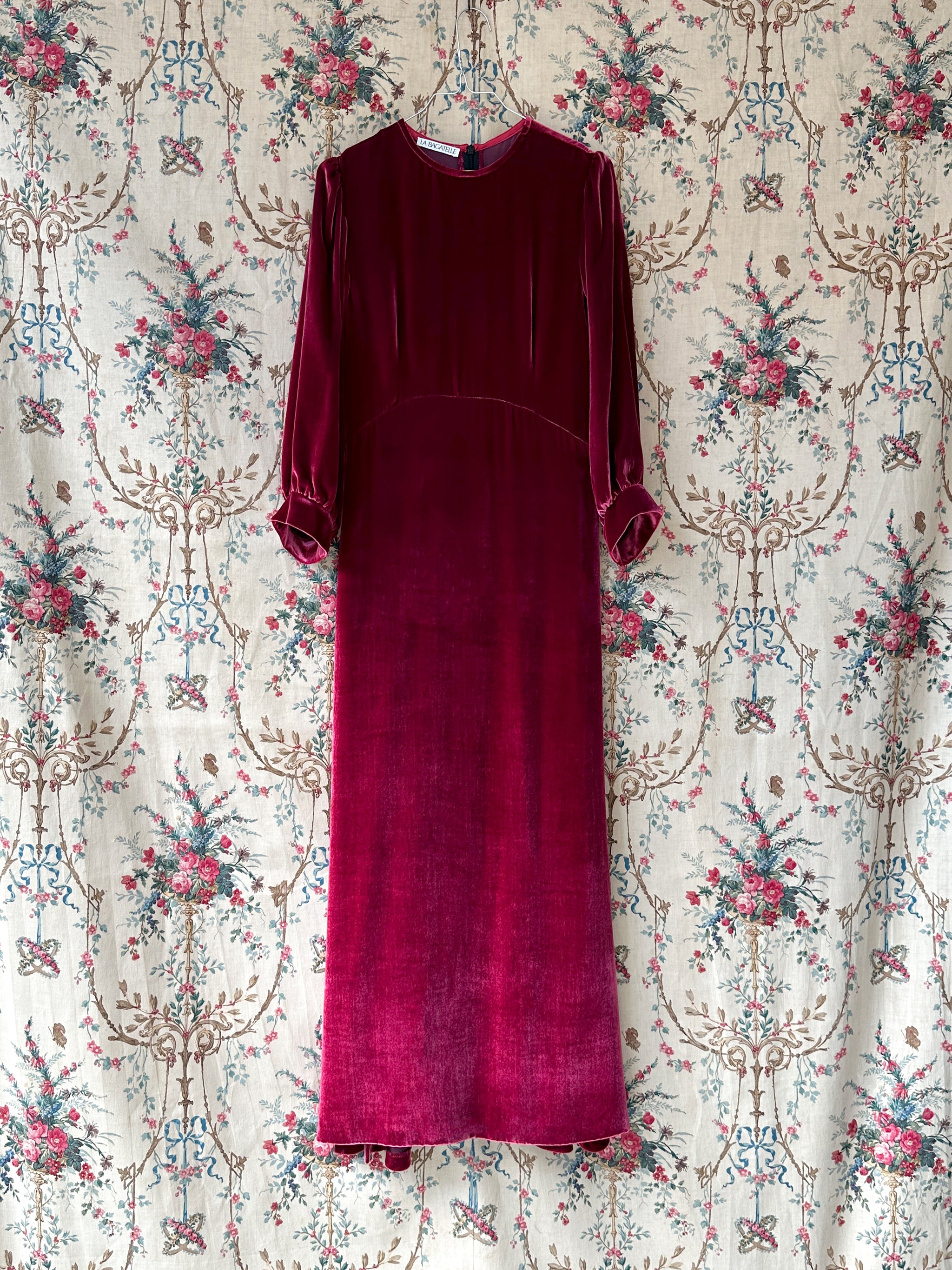 Harbro Dress, ribben French silk velvet – La Bagatelle